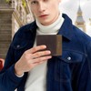 Energather Men's Wallets, PU Leather Men's Wallets for Men, Portable