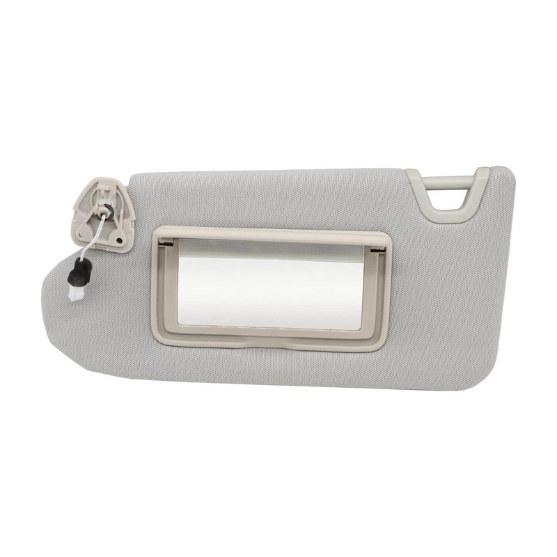 Replacement Left Driver Sun Visor with Gray Illuminated Mirror for