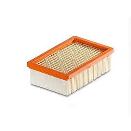 1-10 Flat Filters for Kärcher - Replaces Original Filters Like 2.863-005.0 for MV 4 5 6 P Premium (WD4, WD 4 Premium/Car Kit, 1 Filter)