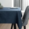 WAITER TREE Rectangle Tablecloth Wrinkle Resistant Waterproof Linen Textured Table