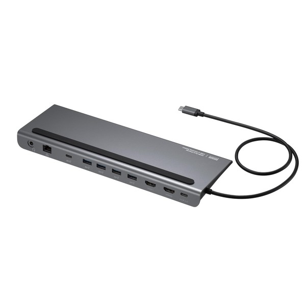 サンワサプライ USB Type-Cドッキングステーション 10in1（4K対応・HDMI×2画面出力） USB-CVDK14