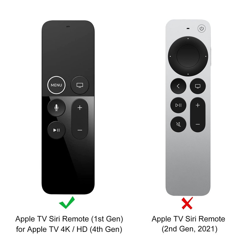 SITHON Silicone Case for Apple TV Siri Remote (1st Generation),