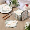 Lincia 100 Pcs Wedding Napkins for Reception Gold Cocktail Beverage