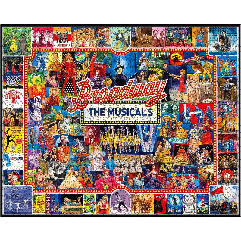 White Mountain Puzzles Broadway, 1000 Piece Jigsaw Puzzle