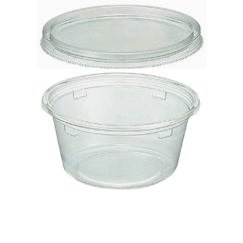 cuoca Plastic Pudding Cups, 3.2 fl oz (90 ml) (With