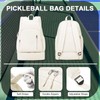 wassdins Pickleball Backpack for Women Men, Gym Bag with Shoe