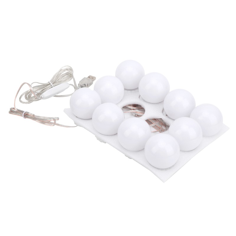 LED Mirror Lights Kit Stick on 3 Color Temperature Makeup