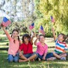 12 Pcs 8x12 Inch American Flags on Stick, Small USA