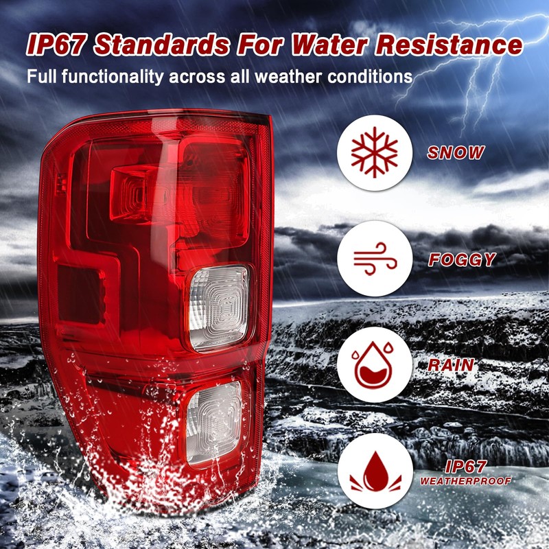 Tail Lights Includes Light Bulb and Harness Compatible with 2019