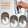 TIORIY Kitchen Sink Faucet Head Replacement with 15 Adapters, Chrome