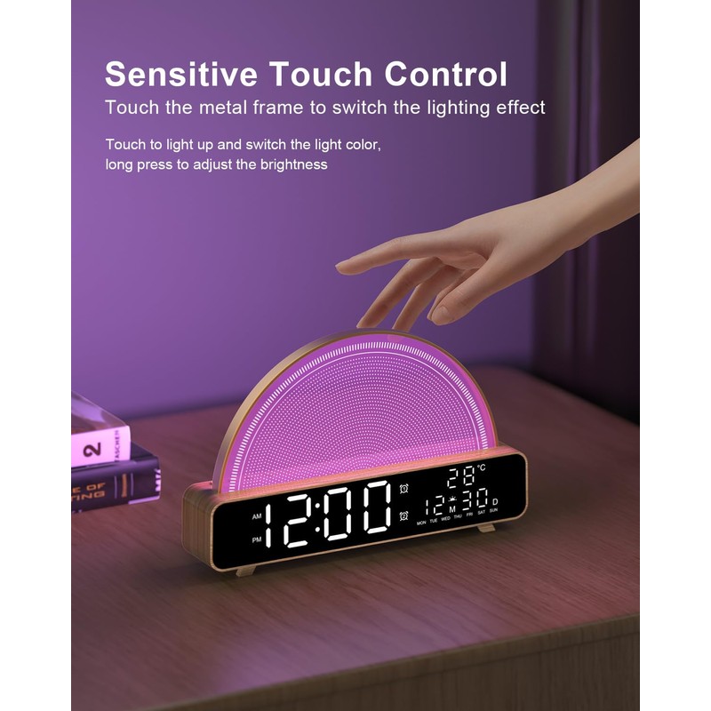 Sunrise Alarm Clock Wake Up Light with Sunrise Simulation White