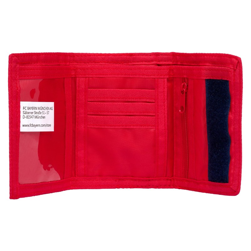 FC Bayern München FCB 5 Star Wallet Red, red, logo-centric"