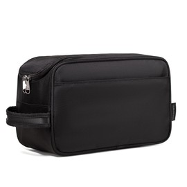 Travel Toiletry Bag for Footballer - Sport Hanging Toiletries Bag Water Resistant Hand Bag - L Size Black