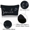 JYNVO "Smile" - Motiv Kosmetiktasche mit Schwammfutter