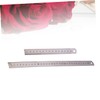 Operitacx Sturdy Stainless Steel Ruler Set for School and Office