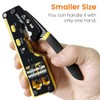 ZoeRax RJ45 Crimping Tool Pass Through Ethernet Crimping Tool for