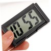 Gatuida 4pcs Car Digital Clock Clocks LED Wall Clock Mini