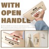Gomake Wallpaper Smoothing Tool Large Wooden Squeegee with Felt for