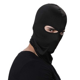 TOPTIE Breathable Balaclava Outdoor Neck Gaiter Headwear Scarf-Black