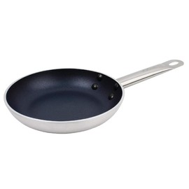 Vogue CB899 Fry Pan, 200 mm Diameter, Non-Stick, Induction Compatible, Silver
