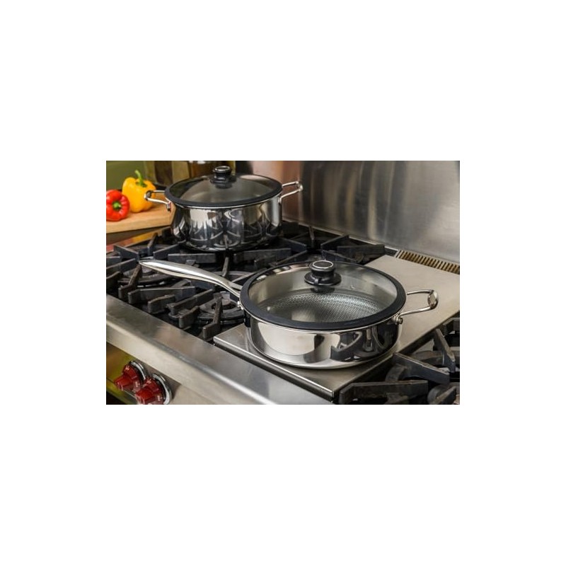 Black Cube Pots & Pans Set Lid - 11-Inch, Black,
