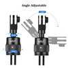 HSU 360 Degree Adapter for Action Cameras, Aluminum Alloy Extension