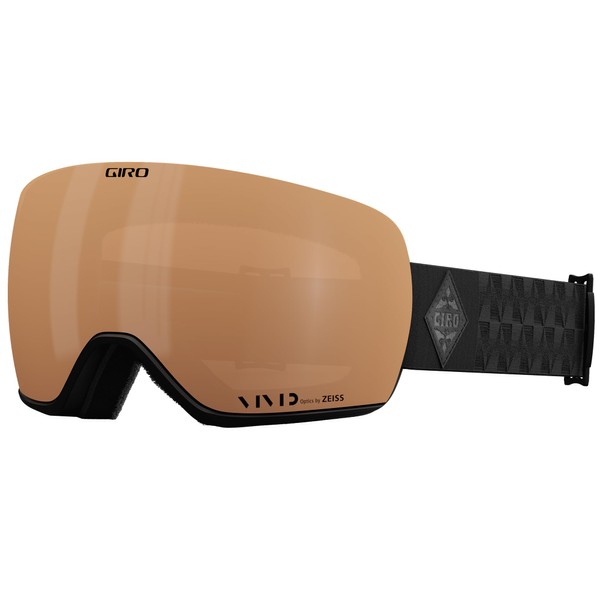 Giro Womens Article II Snow Goggles - Black Bliss, Vivid Copper/Vivid Infrared Lens
