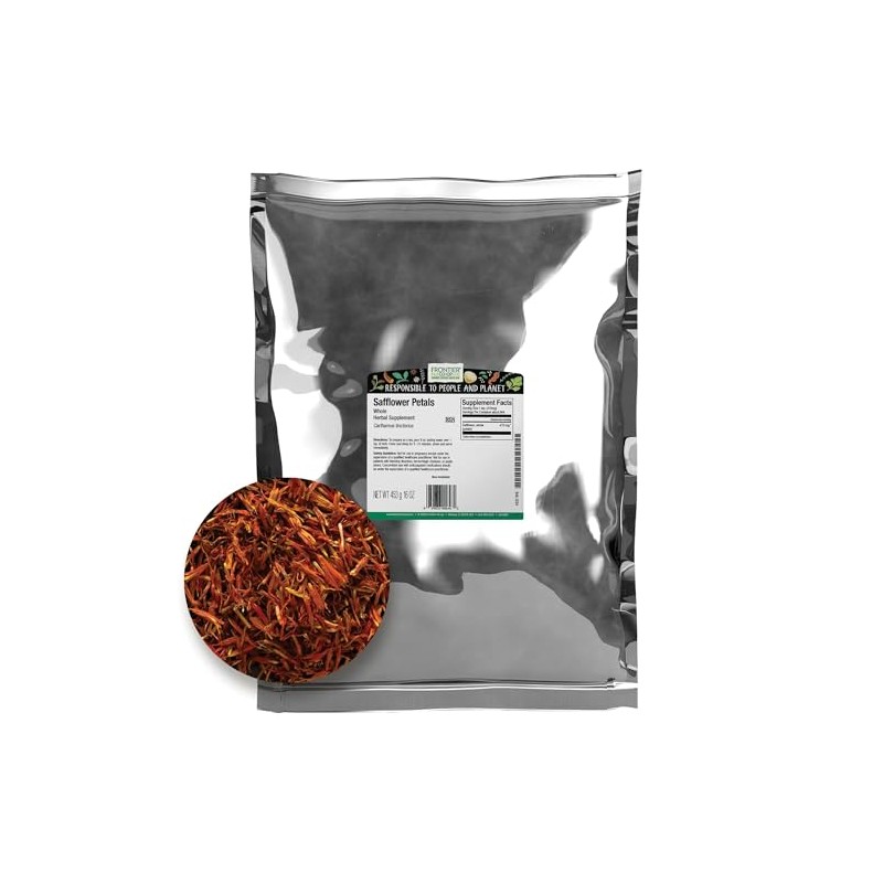 Frontier Co-op Safflower Petals Whole, Kosher | 1 lb. Bulk