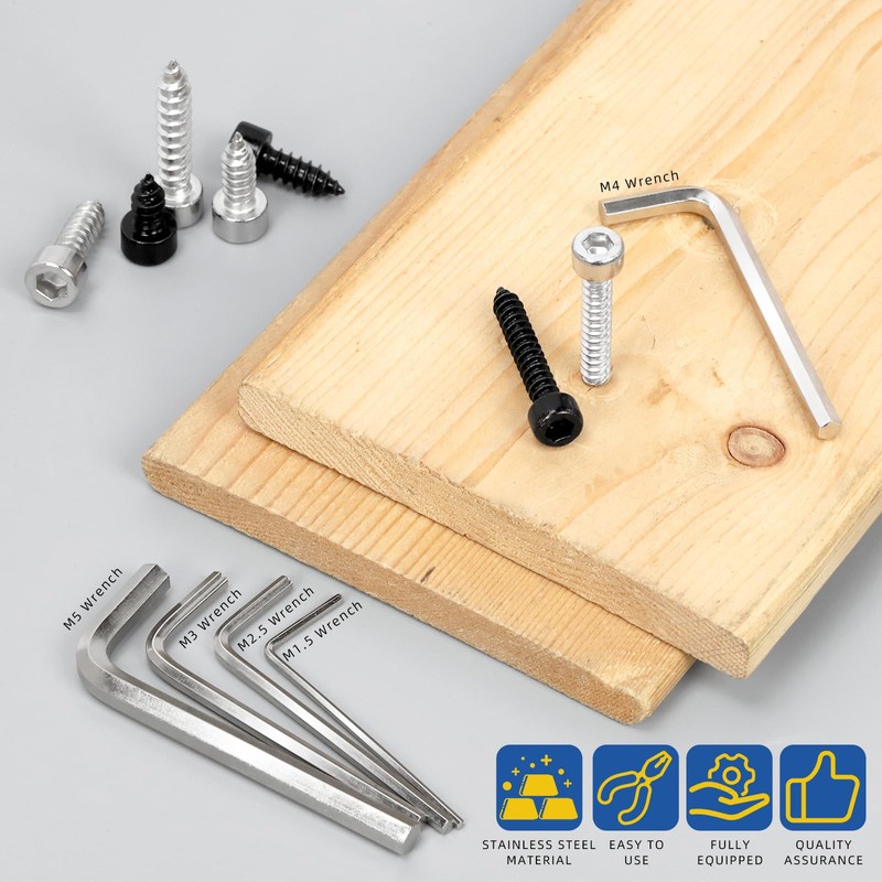 Glarks 125pcs M2 / M3 / M4 / M5 /