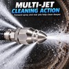 Sewer Jetter Nozzle for Pressure Washer Use – 1/4" Stainless