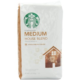Starbucks House Blend Whole Bean Coffee, 12 Ounce (Pack of 6)