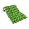FOSHIO 100pcs/roll "DO NOT ROLL Down " Automotive Self-Adhesive Stickers