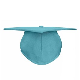 Happy Secret Unisex Matte Graduation Cap Hat Sky Blue