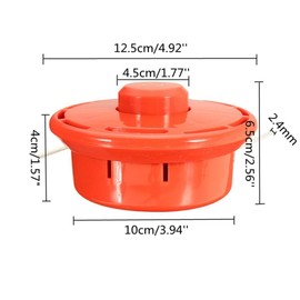 BGTOOL Trimmer Head Bump Feed for Honda All GX25 GX35 Brushcutter Brush Cutter Grass Trimmer Petrol Straight Shaft Strimmer Universal fit M10 x 1.25 LH Red