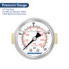 MEASUREMAN Push to Connect Pressure Gauge 0-200Psi Stainless Steel Vibration