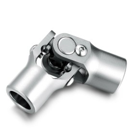 Demotor Performance 3/4" Round x 3/4" Round Stainless Steel Single Steering Shaft Universal Joint