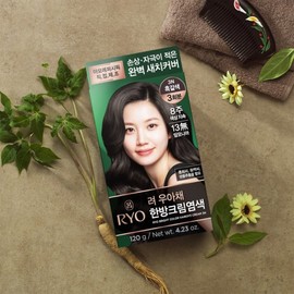 Ryo Uachae antelope gray hair dye dark brown 3N (120G) / 려 우아채 영양새치염색 흑갈색3N(120G