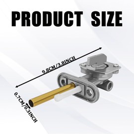 KUQUTIDY Tank Switch Gas Valve Fuel Petcock with Gasket/Filter Tube, Fuel Petcock Shut off Valve Compatibie with Kawasaki Suzuki Bear 250 400 Bear Tracker 250 Bruin 250 Timberwolf ATV