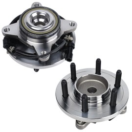 KUSATEC 515117 2pcs Front Wheel Bearing and Hub Assembly Compatible with 2009-2010 for Ford F-150, 6 Lug Bolts w/ABS