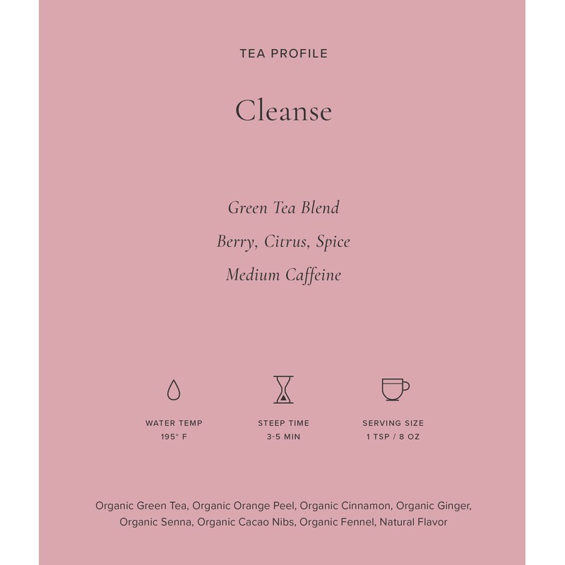 Art of Tea | Cleanse 3.5oz (Green Tea, Ginger, and