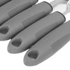 Adaptive Utensils, 5 Piece Stainless Steel Rubber Handles for Hand