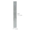 YXSF Reflective Stickers Silver-White 0.8″ x 6″ High-Visibility for Clothing,Bike,Cars,Helmets,Mailboxes,8-Pack