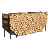 Ebeneze 5.9ft Firewood Rack Holder, Outdoor Indoor Heavy Duty Metal