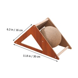 VICASKY Ball Cat Scratching Board Scratch Resistant Funny Cat Scratcher for Indoor Kittens Durable Stable Design for Cats to Stress Exercise Cat Lovers