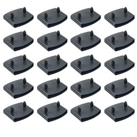 Sgehai Pack of 20 Bed Frame Caps Slat Set, Bed Slatted Frame Caps, Replacement Bed Slats Parts Plastic Cover, 20 Centre Caps, for Beds Connection Accessories, Single Double Beds