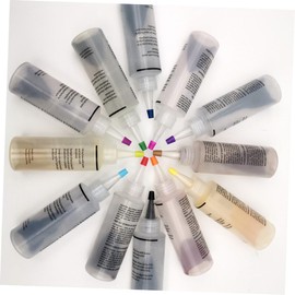 IWOWHERO 12-Color Tie Dye Pigment Set for DIY Crafts Cold Water Fabric Dye for Cotton and Linen Clothing for Creative Projects and Parties