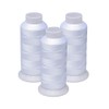 Simthread 60WT Bobbin Fill Thread Machine Embroidery Thread (White 001)