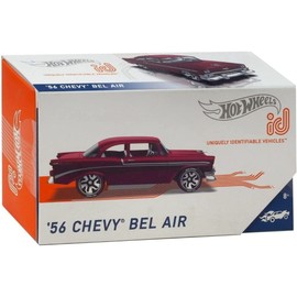 Hot Wheels id Uniquely Identifiable Vehicles Red 56 Chevy Bel Air
