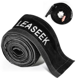 LeaSeek TIG - Cubierta para cable de antorcha de soldadura TIG, cubierta protectora de piel ignífugo, cubierta negra de 7.7 metros (25 pies de longitud)