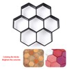 Skelang Hexagon Pavement Mold, 11.4"×11"×1.7" Reusable Walk Path Maker, Concrete